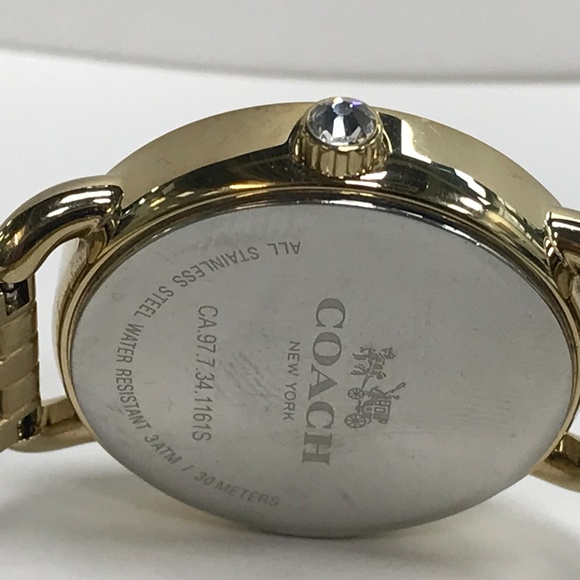 Coach Delancey MOP Gold TOne Ladies Quartz Watch - Picture 5 of 7